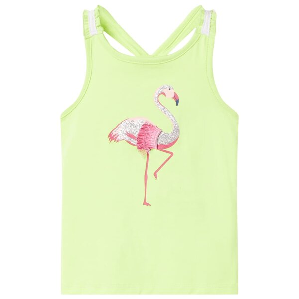 Kinder-Tanktop Neongelb 92