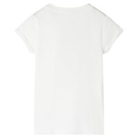 Kinder-T-Shirt Ecru 104