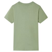 Kinder-Kurzarmshirt Hellkhaki 116