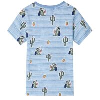 Kinder-T-Shirt Blaumischung 140