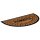 vidaXL Fußmatte Halbrund 45x75 cm Gummi und Kokosfaser