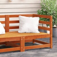 vidaXL Garten-Ecksofa Wachsbraun 70x70x67 cm Massivholz...