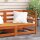 vidaXL Garten-Ecksofa Wachsbraun 70x70x67 cm Massivholz Kiefer