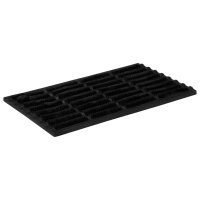 vidaXL Fußmatte Rechteckig 45x75 cm Gummi und...