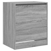 vidaXL Schuhschrank Grau Sonoma 60x42x69 cm Holzwerkstoff