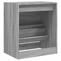 vidaXL Schuhschrank Grau Sonoma 60x42x69 cm Holzwerkstoff