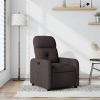 vidaXL Relaxsessel Dunkelbraun Stoff