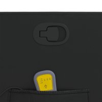 vidaXL Massagesessel Schwarz Kunstleder