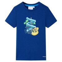 Kinder-T-Shirt Dunkelblau 92