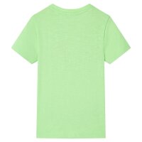 Kinder-T-Shirt Neongr&uuml;n 128