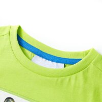 Kinder-Kurzarmshirt Limette 92