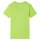 Kinder-Kurzarmshirt Limette 92