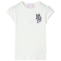 Kinder-T-Shirt Ecru 92