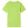 Kinder-Kurzarmshirt Limette 116