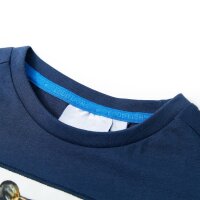 Kinder-Kurzarmshirt Dunkelblau 116