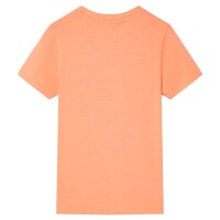 Kinder-Kurzarmshirt Neonorange 104