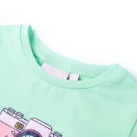 Kinder-T-Shirt Hellgr&uuml;n 104