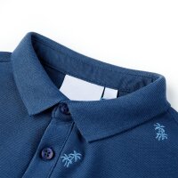 Kinder-Poloshirt Dunkelblau 104