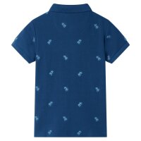 Kinder-Poloshirt Dunkelblau 128