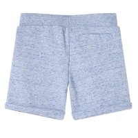 Kindershorts mit Kordelzug Blau Melange 116