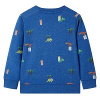 Kinder-Sweatshirt Dunkelblau Melange 104