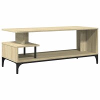 vidaXL TV-Schrank Sonoma-Eiche 102x40x41 cm Holzwerkstoff und Stahl