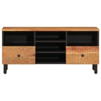 vidaXL TV-Schrank 100x33x46 cm Massivholz Akazie