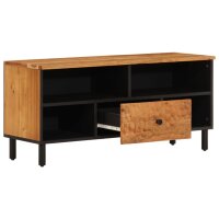 vidaXL TV-Schrank 100x33x46 cm Massivholz Akazie