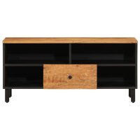 vidaXL TV-Schrank 100x33x46 cm Massivholz Akazie