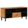 vidaXL TV-Schrank 100x33x46 cm Massivholz Akazie