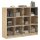 vidaXL B&uuml;cherregal mit T&uuml;ren Sonoma-Eiche 136x37x109 cm Holzwerkstoff