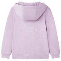 Kinder-Kapuzenpullover mit Reißverschluss Lila 104