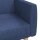 vidaXL Schlafsofa 2-Sitzer Blau Stoff