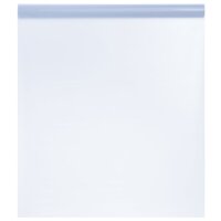 vidaXL Fensterfolie Statisch Matt Transparent Grau 60x500...