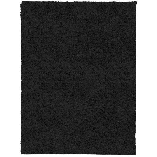 vidaXL Shaggy-Teppich PAMPLONA Hochflor Modern Schwarz 300x400 cm