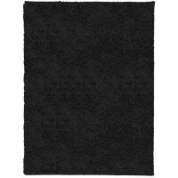 vidaXL Shaggy-Teppich PAMPLONA Hochflor Modern Schwarz 300x400 cm