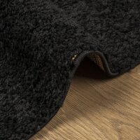 vidaXL Shaggy-Teppich PAMPLONA Hochflor Modern Schwarz 300x400 cm