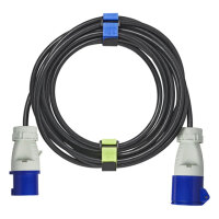 ProPlus kabelbinder Klettverschluss 8 Stück blau/grün