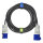 ProPlus kabelbinder Klettverschluss 8 Stück blau/grün