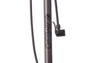AMIGO fahrradpumpe mit Druckmesser 11 Bar 61 cm anthrazit