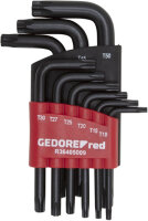Gedore Red Torx-Schlüsselsatz (T10-50) kurz 9-teilig