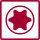 Gedore Red Steckschlüsselsatz 1/2 Zoll TX E10-24, T30-70 16 Teile