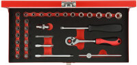 Gedore Red Steckschlüsselsatz TX 1/4 Zoll SW 4- 13...