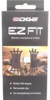 Edge EZ Fit Telefonhalter 360° Silikon Schwarz