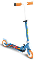 Mattel Hot Wheels 2-Rad Kinderroller Faltbare Fußbremse Blau