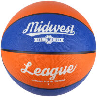 Midwest Liga Basketball unisex blau/orange...