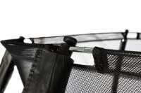 AMIGO Deluxe boden-Trampolin mit Sicherheitsnetz 244 cm schwarz