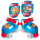 Nickelodeon Paw Patrol Rollerblades mit Schutz Blau Größe 23-27