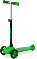 AMIGO Twister faltbarer 3-Rad-Kinderroller mit Fußbremse grün/schwarz