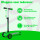 AMIGO Twister faltbarer 3-Rad-Kinderroller mit Fußbremse grün/schwarz